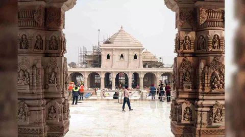 A view of Ram Temple (ANI)