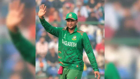 Bangladesh all-rounder Shakib Al Hasan (Photo/IANS)