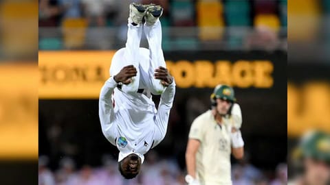 Alzarri Joseph celebration (Photo: cricket.com.au)