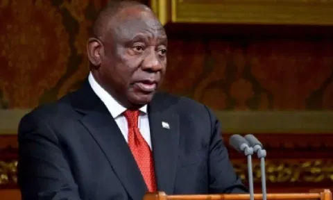 South African President Cyril Ramaphosa