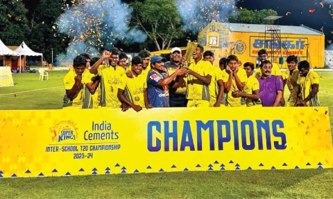 Jeppiaar MHSS Chennai emerges as champion of Junior Super Kings