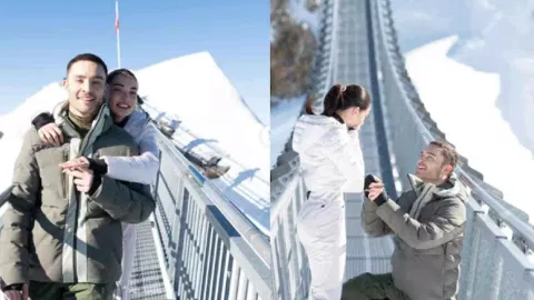 Actor couple Amy Jackson and Ed Westwick 