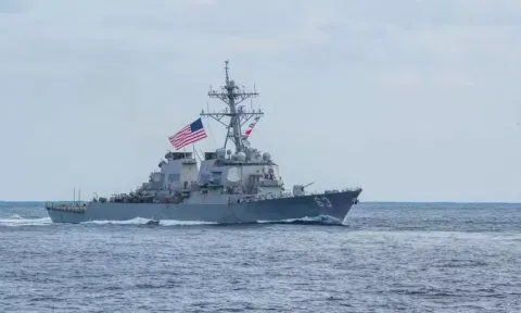 The Arleigh Burke-class guided-missile destroyer USS Stethem (Reuters)
