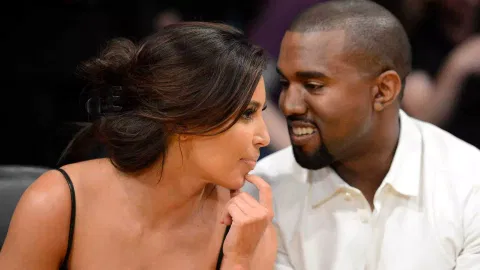 Kim Kardashian and Kanye West