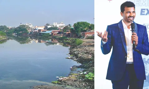 River Cooum; Jaya Shakthi Kannan