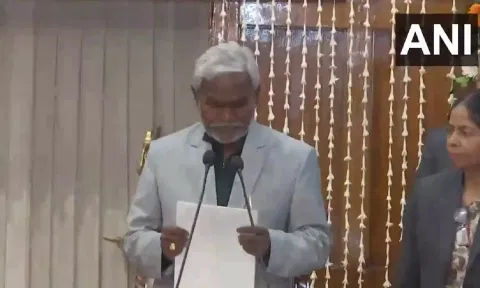 JMM legislature party leader Champai Soren (ANI)