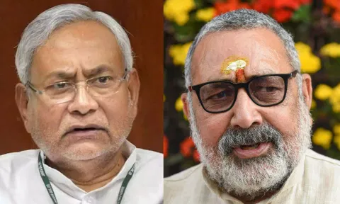 Nitish Kumar; Giriraj Singh