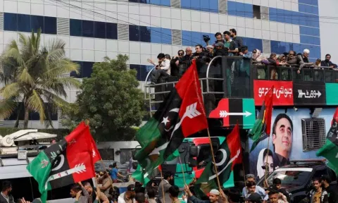 Supporters of Bilawal Bhutto Zardari (Reuters)