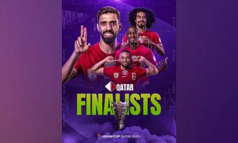 Qatar Team Players (IANS)