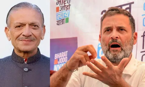 Narhari Amin; Rahul Gandhi (File)