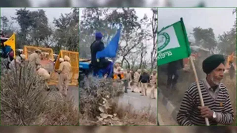  Police along with paramilitary forces continued to intensify its security measures on Delhi borders (Photo/IANS)