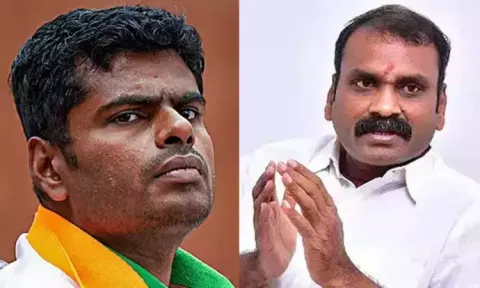 MoS L Murugan; K Annamalai (File)