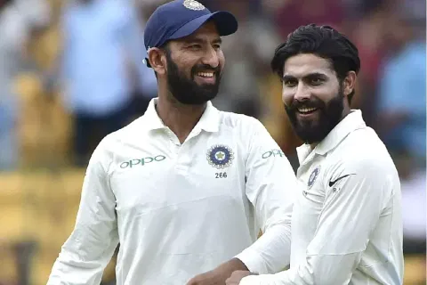 Cheteshwar Pujara and Ravindra Jadeja (IANS)