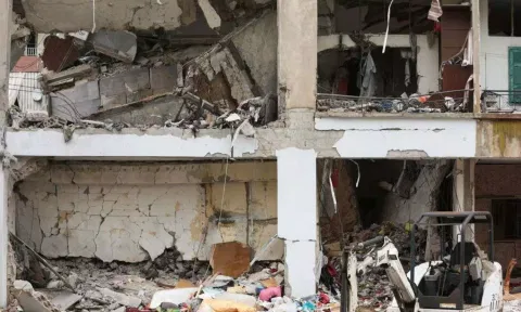 Nabatieh strike. Reuters 