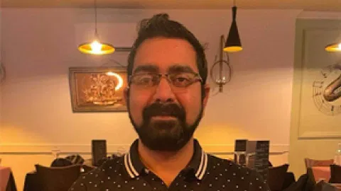 Indian restaurant manager 