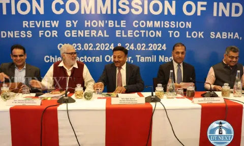 A review meeting was chaired by the Election Commission on the preparedness of the upcoming Lok Sabha elections 2024 ( Justin George)