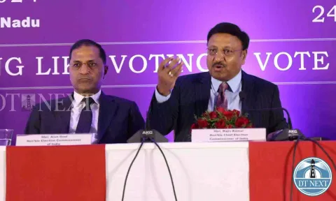 Chief Election Commissioner Rajiv Kumar (Photo: Justin George)