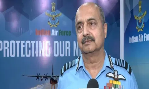 Indian Air Force chief VR Chaudhary. (Photo/ANI). Image Credit: ANI
