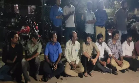 Journalists stage protest in Chennai (ANI)