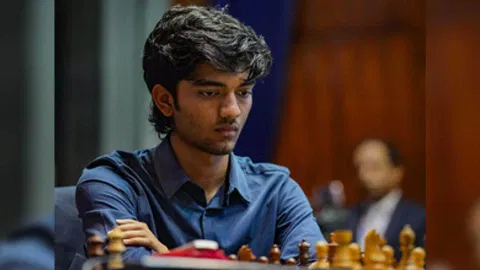 ndian Grandmaster D Gukesh (Photo/PTI) 