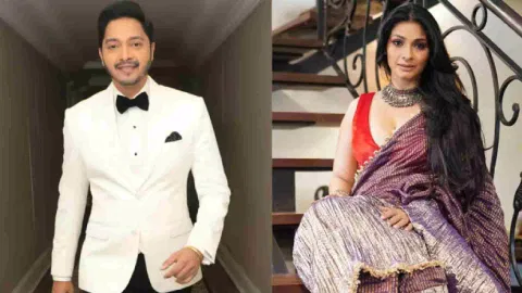 Shreyas Talpade and Tanishaa Mukerji