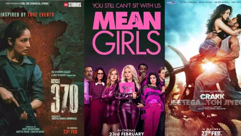 Film Posters of Article 370, Crakk: Jeetegaa Toh Jiyegaa, Mean Girls (IANS)