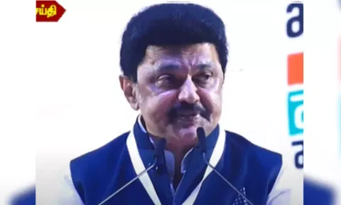 Chief Minister MK Stalin