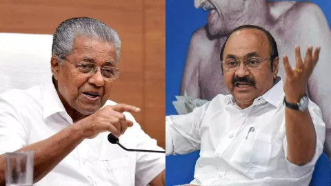 Chief Minister Pinarayi Vijayan; Congress leader and Leader of the Opposition V D Satheesan (Photo/PTI)