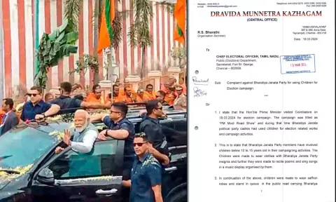  Prime Minister Narendra Modi's road show; DMK's petition against BJP