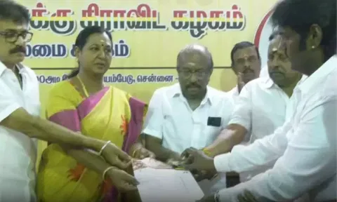 LS polls: Vijayakanth’s son files nomination to contest from Virudhunagar