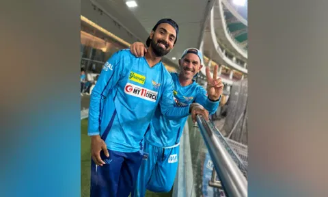  KL Rahul, Justin Langer (IANS)
