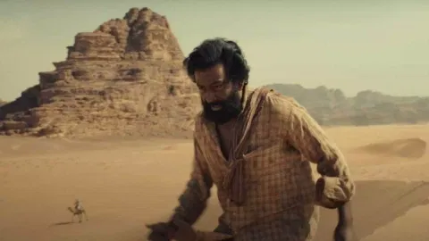 Still from The Goat Life trailer