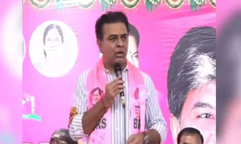 BRS leader KT Rama Rao (ANI)