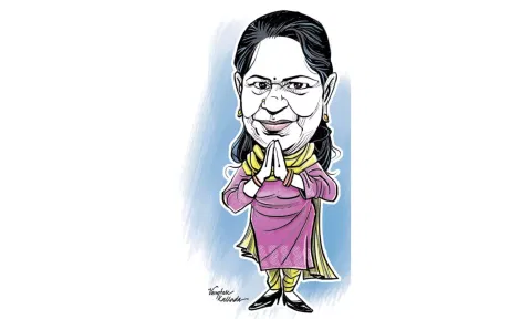  Kanimozhi Karunanidhi (Illustration: Varghese Kallada)