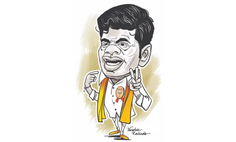 K Annamalai (Illustration: Varghese Kallada)