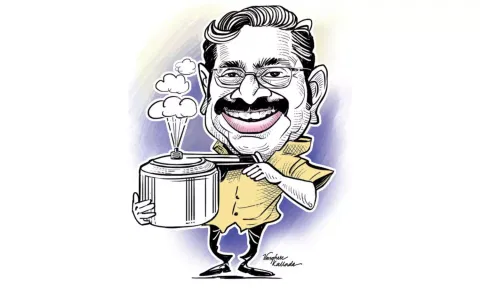 TTV Dhinakaran (Illustration: Varghese Kallada)
