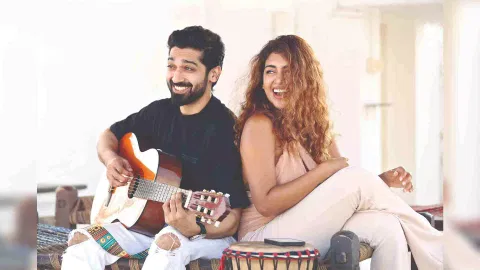  Actor Siddhartha Shankar and Musician Keneeshaa (Photo/Manivasagan N)