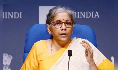 Union Finance Minister Nirmala Sitharaman 