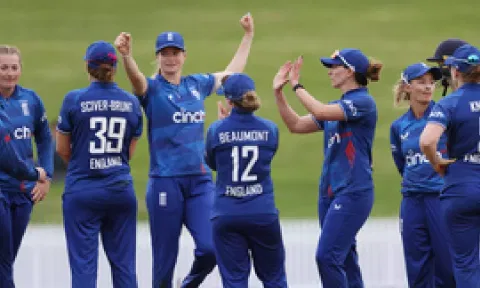 England W players celebration (IANS) 