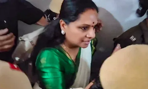 BRS leader K Kavitha (PTI)