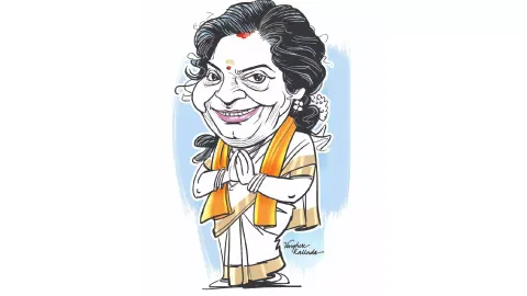Tamilisai Soundararajan (Illustration/Varghese Kallada)
