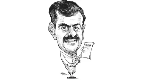 Durai Vaiko (Illustration/Varghese Kallada)