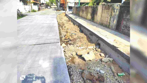 The sewage pipelines of the residences that have been illegally linked to the existing storm water drains in the neighbourhood