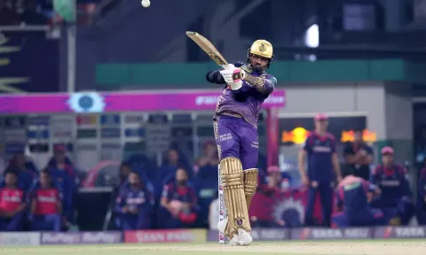 Sunil Narine during the match (Photo: X)