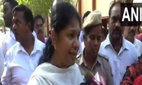 DMK Deputy General Secretary Kanimozhi Karunanidhi 