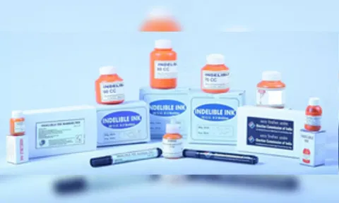  Bottles of indelible ink (IANS)