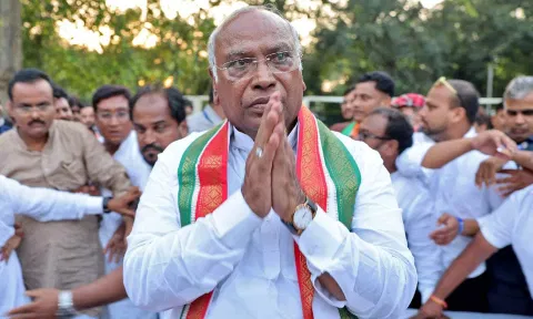 Congress president Mallikarjun Kharge (PTI) 