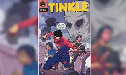Tinkle Comics superhero graphic novel 'Minnal Murali' (Instagram:@tinklecomicsstudio) 