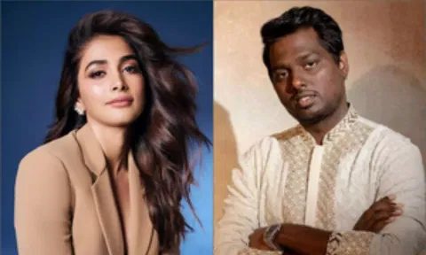 Pooja Hegde, Director Atlee (IANS)