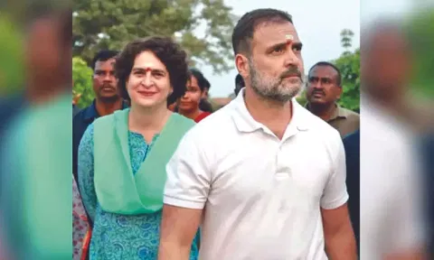 Rahul Gandhi and Priyanka Gandhi 